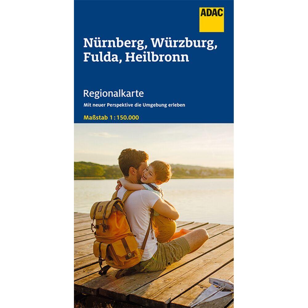 Adac Reg.krte Bl.12 Nürnberg,Würzburg (47529888)