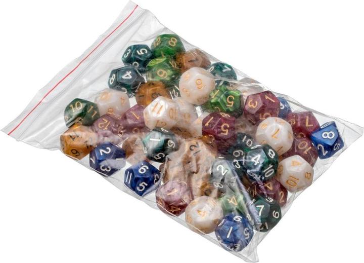 Produktbild Philos Würfel, 12 seitig, pearl, 50er Beutel