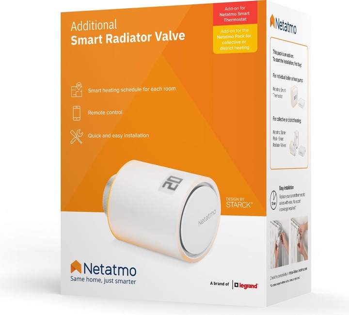 Immagine prodotto Netatmo Termostato per valvole per radiatori intelligenti