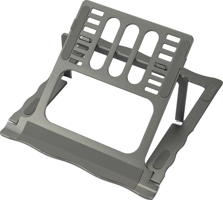 Produktbild 4smarts Torba+podstawka pod laptop/ tablet FoldStand ErgoFix 13" grey/gun 456584 (13", Universal)