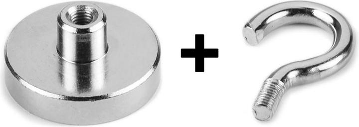 Actual product image Supermagnete Neodymium magnetic hook (1 x)