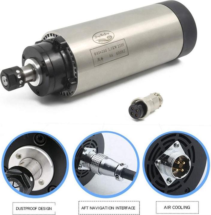 Actual product image Rattmmotor CNC spindle motor set