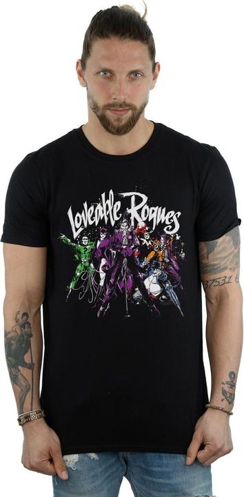 Actual product image Mens Batman Loveable Rogues T-Shirt (S)