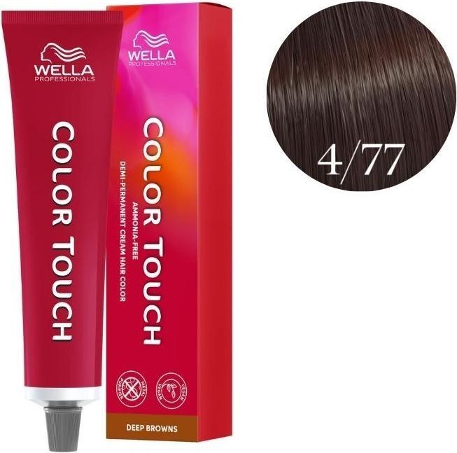 Produktbild Wella Color Touch Deep Browns - 4/77 (4/77 Mittelbraun Braun-Intensiv)