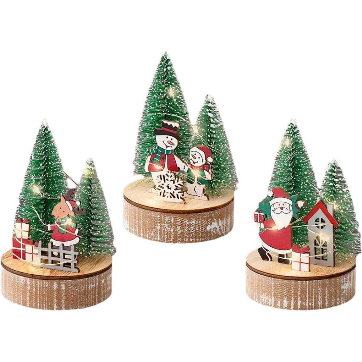 Lumineo, Decorazione natalizia, Deko-Figur Weihnachten Ø 8 x 12 cm