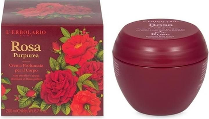 L'erbolario Rosa Purpurea Körpercreme 200ml (Körpercreme, 200 ml)