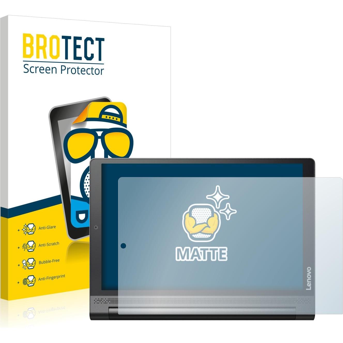 BROTECT Entspiegelungsfolie Displayschutz Displayschutzfolie Folie Matt (2 Stück, Yoga Tab 3 Plus), Tablet Schutzfolie