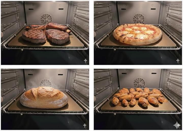 Produktbild Entigo Pizzabackstahl