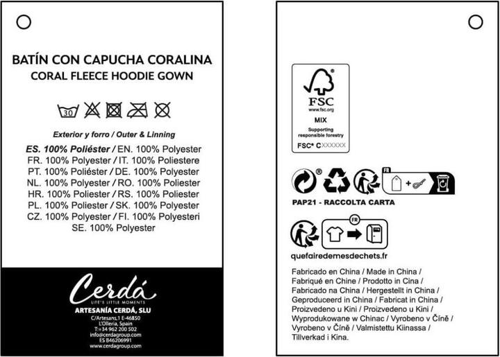 Produktbild Hello Kitty Kinder-Morgenmantel Weiss (116)