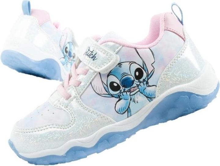 Productafbeelding Leomil children's sports shoes sneakers Stitch light with velcro LED blue (24)