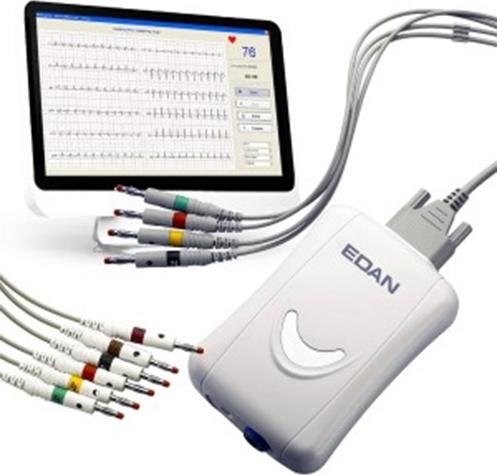 Edan ECG de repos SE-1515 DP12 (USB)