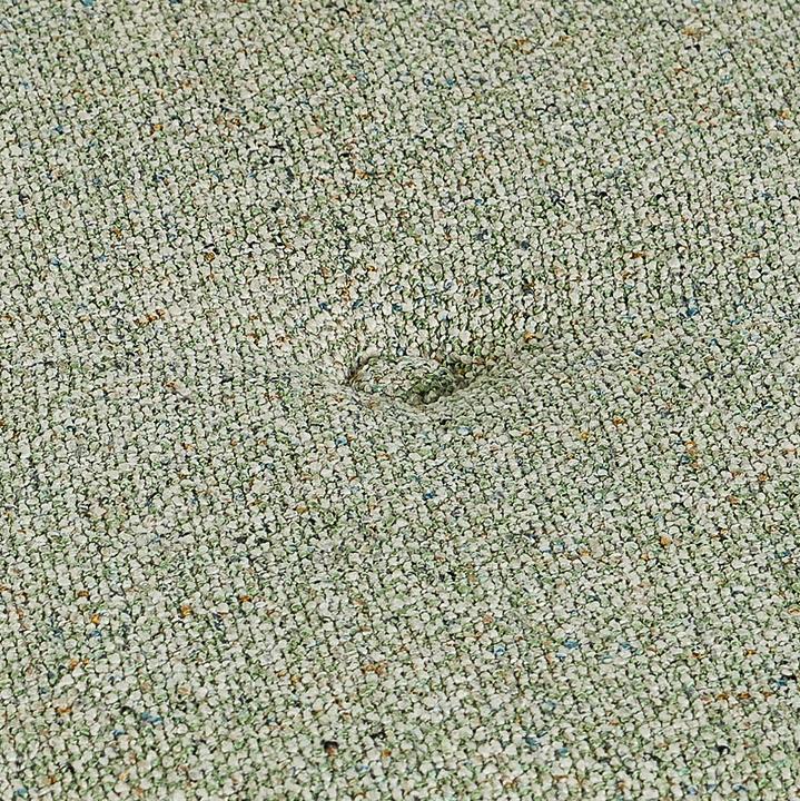 Image du produit Hübsch Rocco Pouffe Vert clair