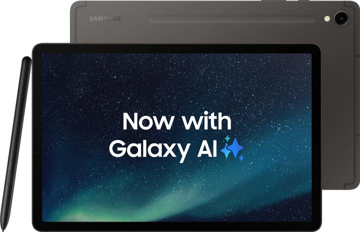 Produktbild Samsung Galaxy Tab S9 inkl. Book Cover Tastatur (nur WLAN, 11", 256 GB, Graphite Grey)