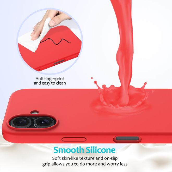 Actual product image MU Classic Liquid Silicone Series (Apple iPhone 16)