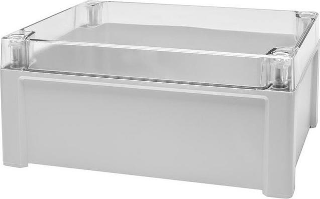 Produktbild RS PRO Polycarbonat Universal-Gehäuse, Grau, Aussenmass 240 x 191 x 107mm, IP65 (Gehäuse)