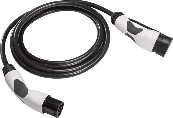 Hager Cordon de charge mode 3 T2+T2 32A 3ph sw XEV42253231 (Type 2, 32 A, 5 m)