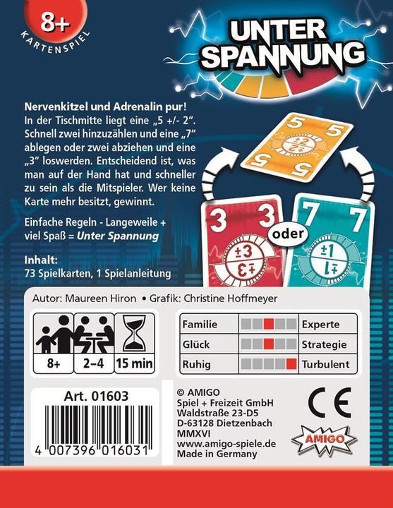 Image du produit Amigo Sous tension (Allemand)