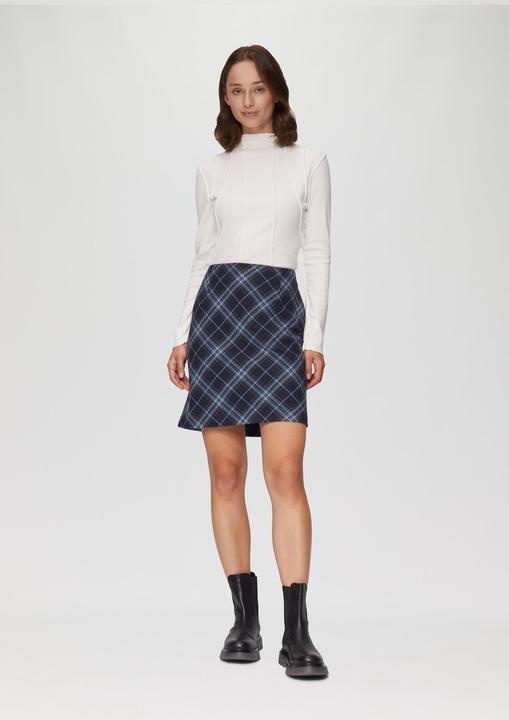 Produktbild s.Oliver Rock Kurzer Rock mit Web-Karo (34)