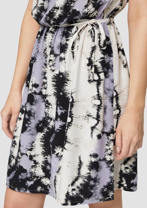 Image du produit s.Oliver Kleid Viskose-Kleid mit Cut-out und Bindeband (32)