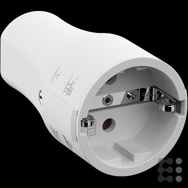 Produktbild Bachmann Mountable coupling white Netzstecker-Adapter