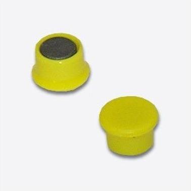 Produktbild Alco Magnet 13 x 7 mm (Ø x H) 13mm 0,1kg gelb 10 St./Pack. (1 x)