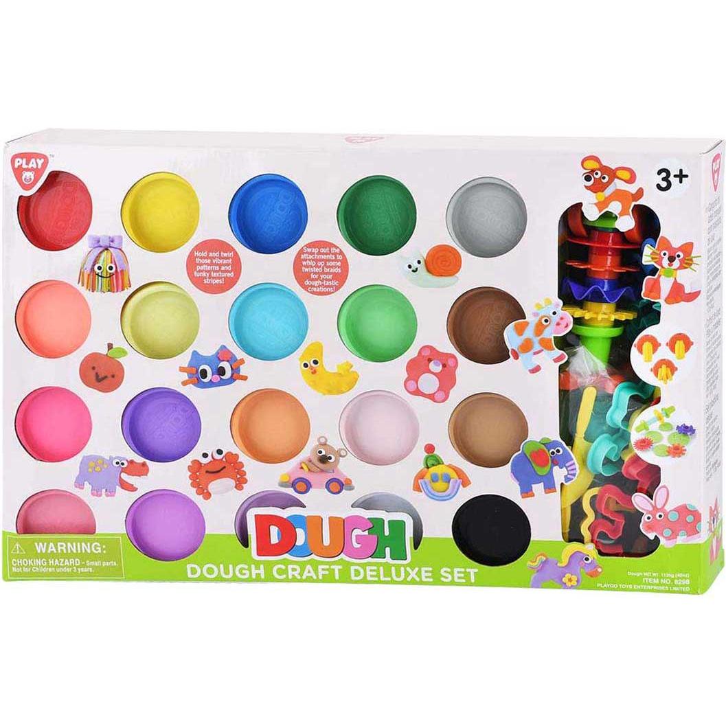 PlayGo Luxus-Bastelset aus Ton - 20 Tontöpfe