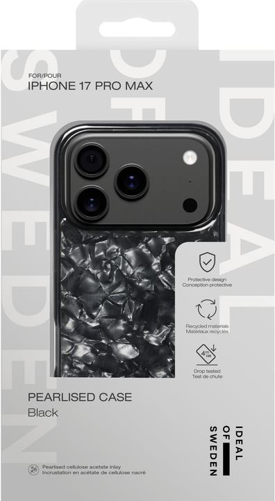 Actual product image iDeal Of Sweden iPhone 17 Pro Max Pearlised Case - Black (Apple iPhone 17 Pro Max)