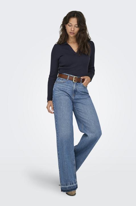 Produktbild Only Onlkaya Ls Polo V-Neck Pullover Ex Knt (M)