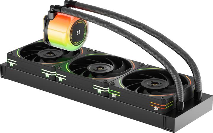 Actual product image 1stplayer Kit Watercooling AIO CC RGB - 360mm (Noir)