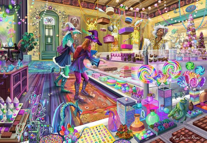 Actual product image Bluebird Puzzle 1000 pieces Fantasy Bakery (1000 pieces)