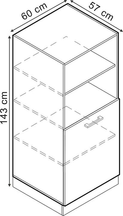 Immagine prodotto Vicco R-Line (60 x 57 x 143 cm)
