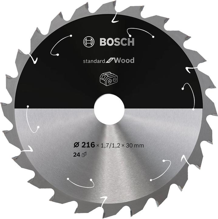Image du produit Bosch Professional Zubehör Lame de scie circulaire PRO Wood cordless, 254 x 2,2 x 30 mm