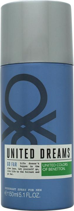 Benetton United Dreams Go Far deodorant spray 150ml (Spray, 150 ml)