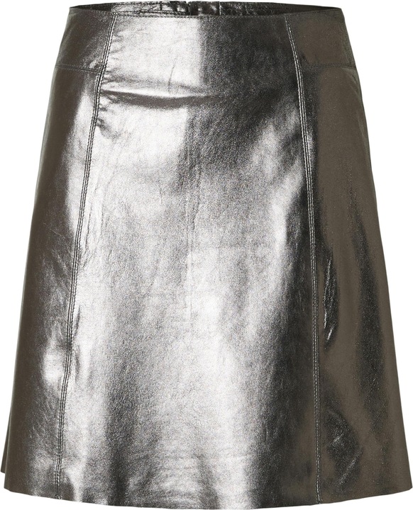 Produktbild Selected Femme Metallic Lederminirock (34)