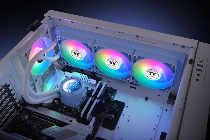 Actual product image Thermaltake Kit Watercooling Aio Th V2 Ultra Ex Sync RGB - 360mm (Bleu)
