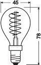 Actual product image Osram Vintage 1906 (E14, 3.40 W, 250 lm, 1 x, G)