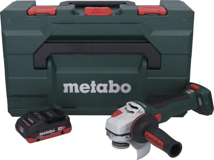 Produktbild Metabo WB 18 LT BL 11-125 Quick Akku Winkelschleifer 18 V 125 mm Brushless + 1x Akku 4,0 Ah + metaB (125 mm)