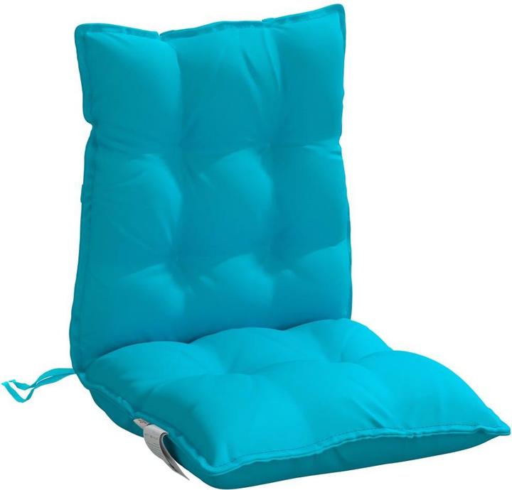 Actual product image vidaXL Low backrest cushions 4 pcs. Oxford fabric (100 x 50 x 7 cm)