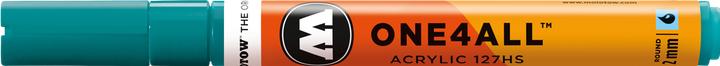 Actual product image Molotow Permanent marker One4All 127 HS refillable 2mm lagoon blue (Lagoon Blue, 2 mm, 1 x)