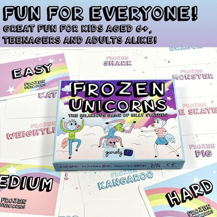 Produktbild Gamely FROZEN UNICORN - The hilarious game of silly statues (Englisch)
