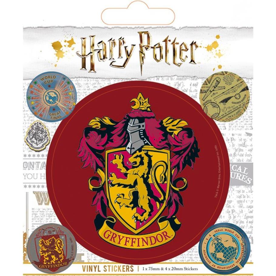 Pyramid Multicolore Sticker, Harry Potter - Adesivi In Vinile - Grifondoro