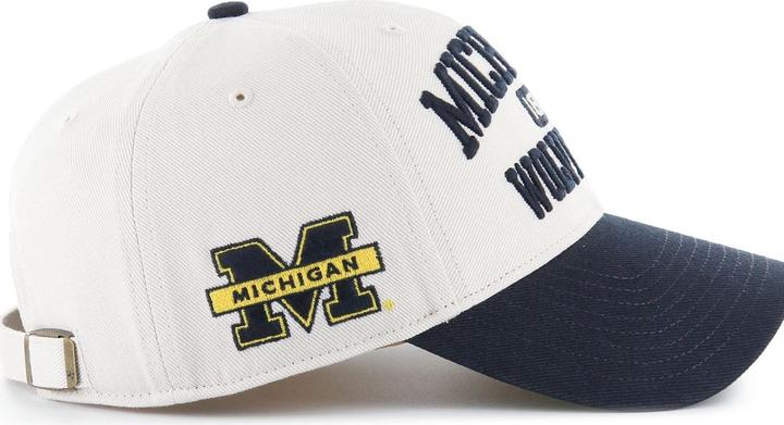 Produktbild 47 Brand Adjustable Cap - Ncaa Michigan Wolverines Beige