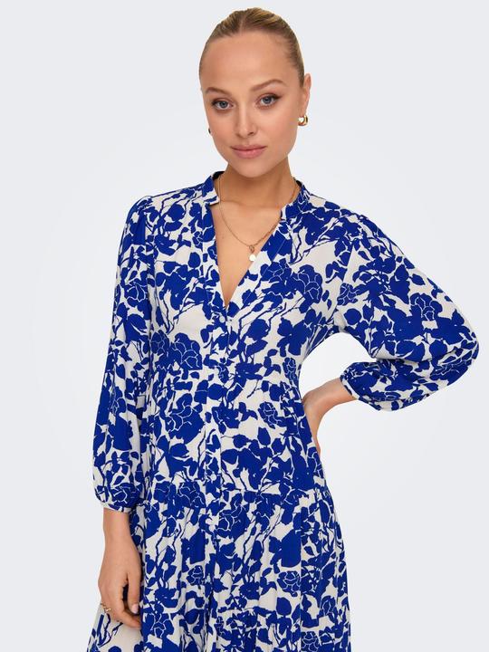 Produktbild Only Locker geschnitten V-Ausschnitt Elastische Bündchen Kurzes Kleid Kleid (XS)