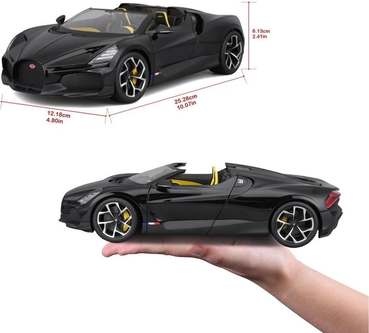 Actual product image Bburago Bugatti Mistral