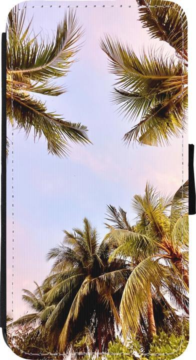 Produktbild PhoneLook Hülle Wallet schwarz Summer 2023 palm tree vibe (Apple iPhone 11 Pro Max)