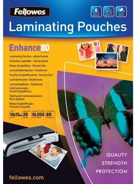 Produktbild Fellowes Enhance 80 (10 x 15 cm, 25 Stück, 80 µm)