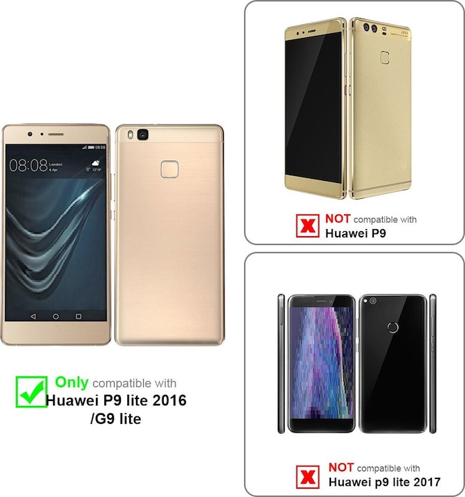 Actual product image Cadorabo Chain case for Huawei P9 LITE 2016 / G9 LITE necklace cover adjustable
