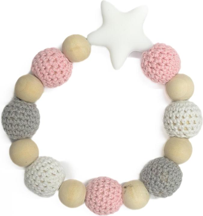 Produktbild Milkii Holz Beissring, Rosa