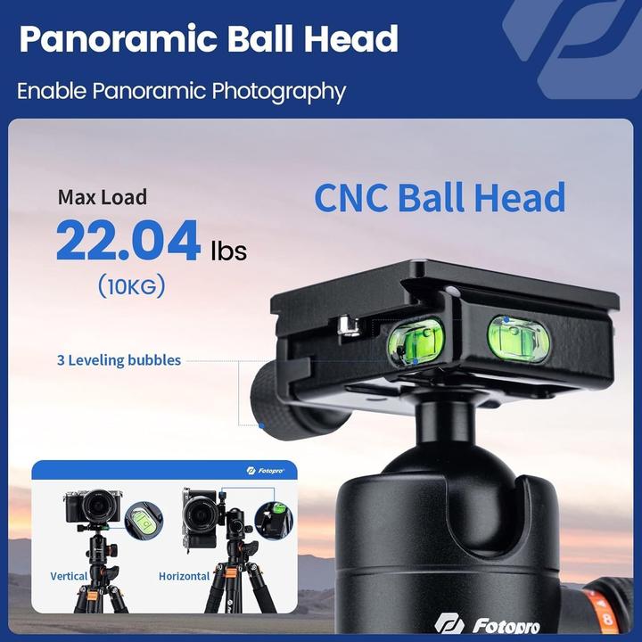 Produktbild Fotopro Horizontales Kamerastativ (Metall)