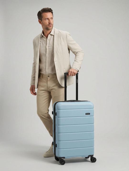 Produktbild Saxoline Miami 4 Rollen Trolley M 65 cm mit Dehnfalte (70 l)